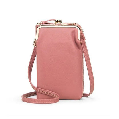 Women Phone Bag Solid Crossbody Bag