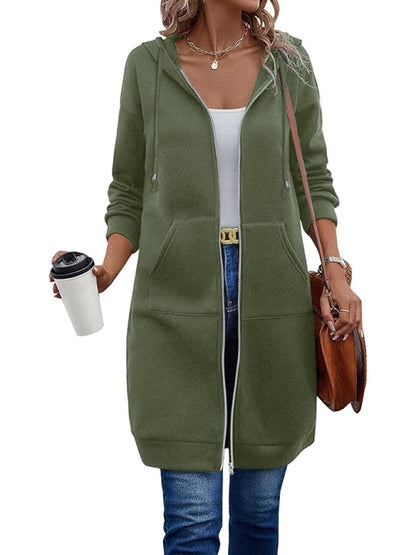 🥳LAST DAY SALE 49% OFF🍂Women Casual Zip up Fleece Hoodies🔥