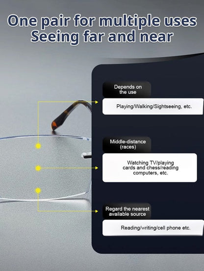 🔥BUY 2 GET 2 FREE - (4 PCS & FREE SHIPPING)🔥Color-changing anti-blue light presbyopia glasses