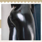 ✨ S-shaped Thickened PU Leather Leggings
