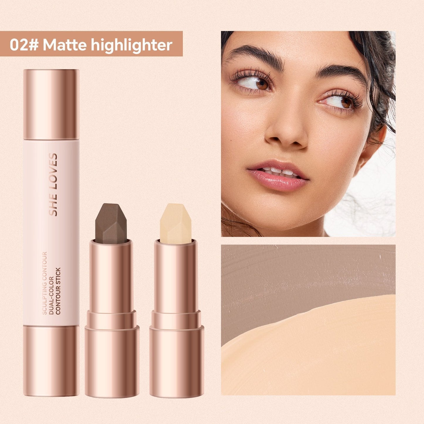 💥HOT SALE ~ BUY 2 GET 30% OFF💥2-in-1 Highlight & Contour Stick