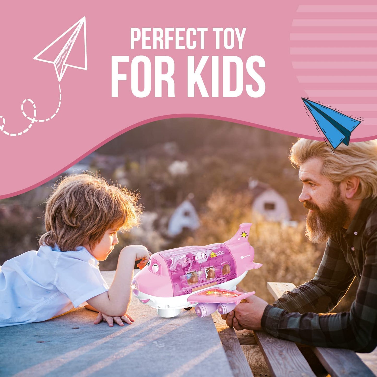 (🎁Hot Sale 49% OFF) 360° Rotating Electric Toy Plane ✈