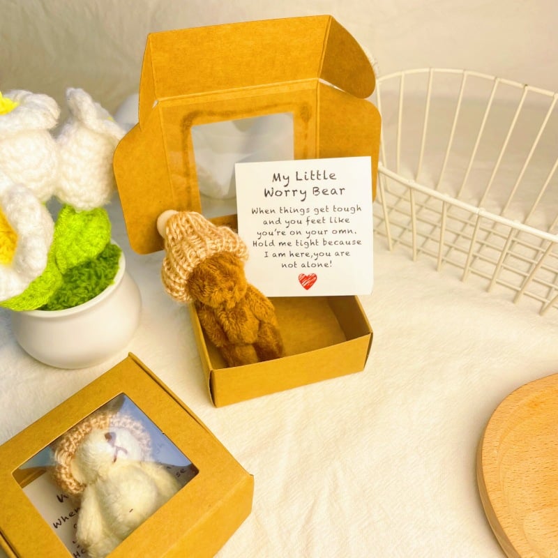 🎁Hot Sale ONLY £9.99 TODAY!!🧸✨Little Bear in Box, My Little Worry Bear