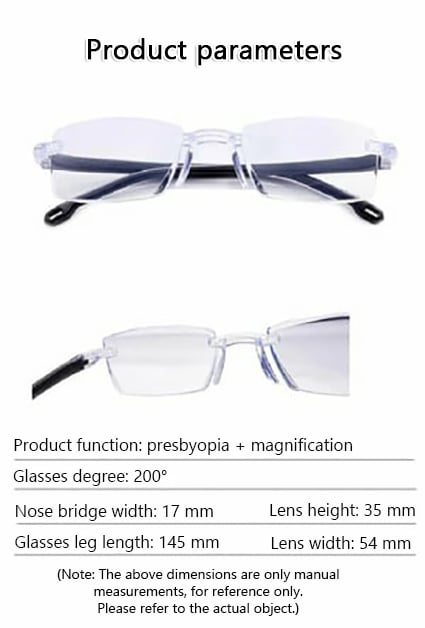 🔥BUY 2 GET 2 FREE - (4 PCS & FREE SHIPPING)🔥Color-changing anti-blue light presbyopia glasses