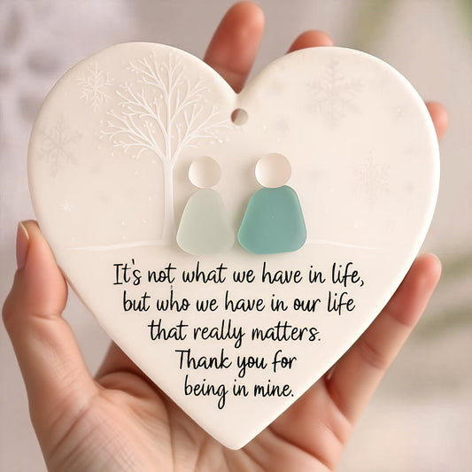 🔥Christmas Sale 70% OFF!⏰Heart-Shaped Sea Glass Friendship Decor🌊✨ Shaped by Nature & Crafted by Hand💝