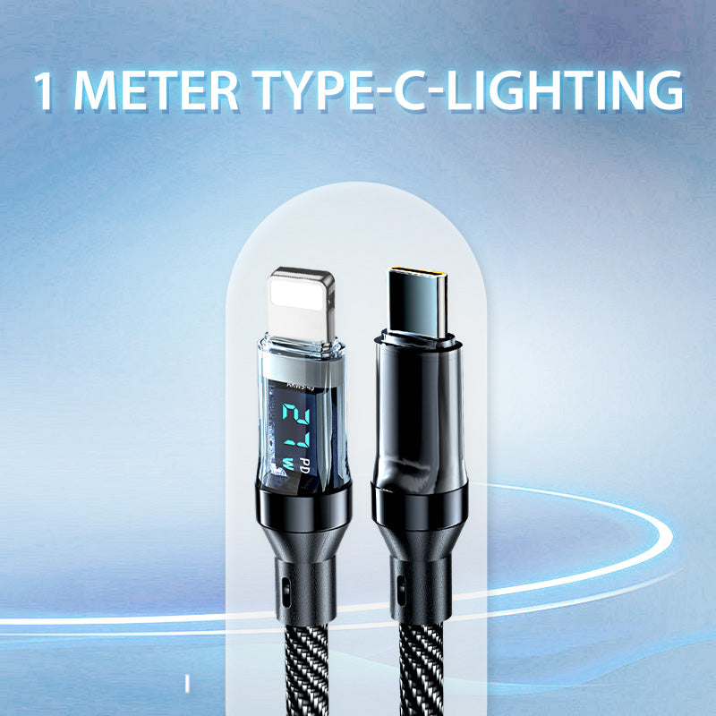 ⚡120W⚡ Fast Charging Data Cable with Display
