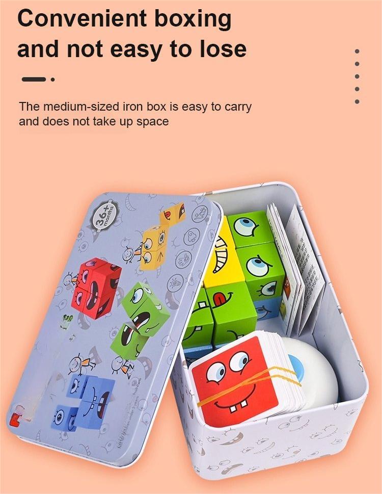 Hot Sale 63% OFF🎁5D Puzzle Educational Faces Changing Family Game🧩