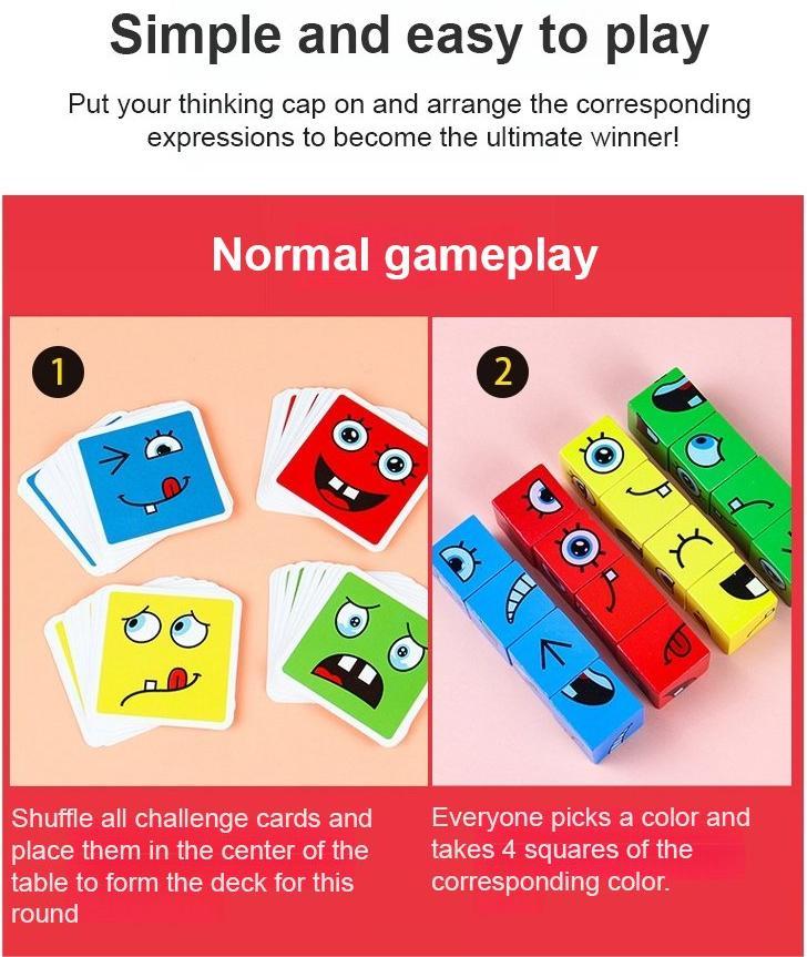 Hot Sale 63% OFF🎁5D Puzzle Educational Faces Changing Family Game🧩