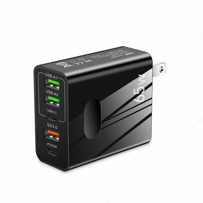 🔥New Hot Selling❤️‍🔥 [Practical Gift] 65W Multiple-Ports Fast Charger