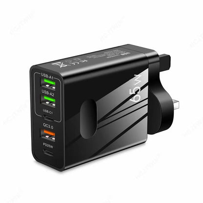 [Practical Gift] 65W & 120W Multiple-Ports Fast Charger