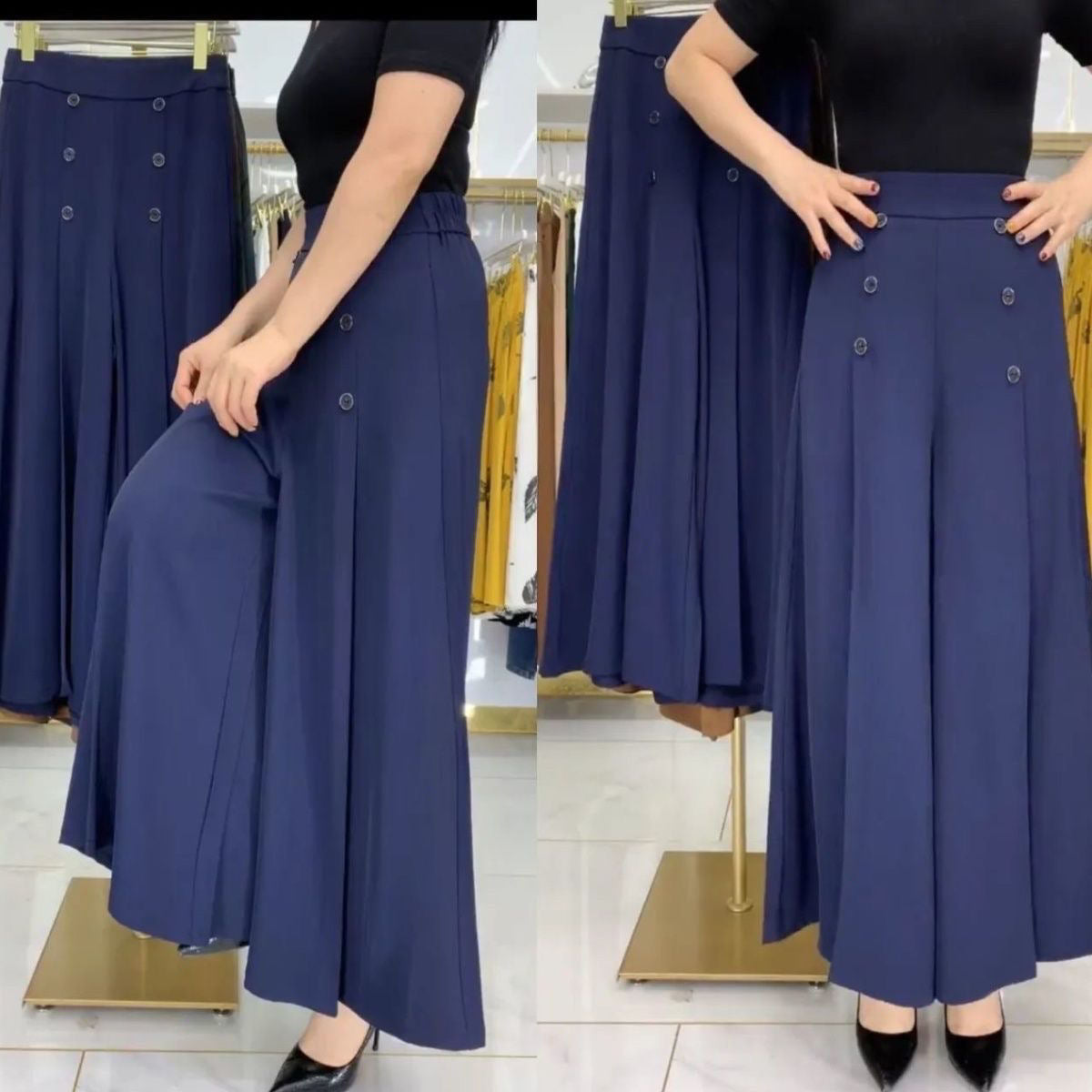 🔥Exclusive 2025 Luxury Sale✨ The Perfect Fit: Flowy & Flattering Pleated Wide Leg Pants