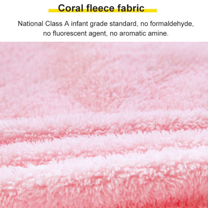🔥LAST DAY ONLY 50% OFF🔥Women's Solid Color Coral Fleece Bathrobe