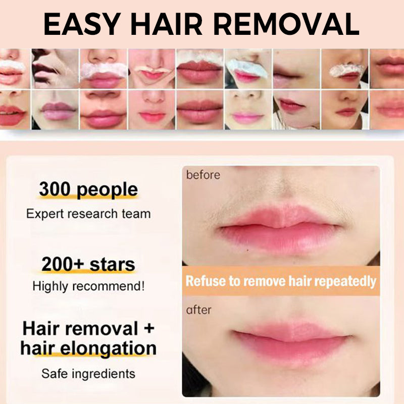 💗Last Day Special Price £2.8🔥Buy 3 Get 2 Free（5pcs）🔥Gentle and Painless Facial Hair Removal Cream