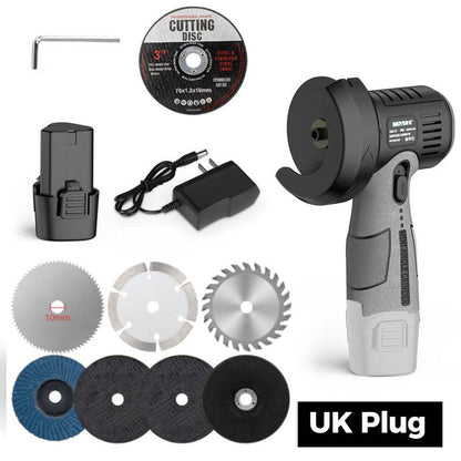 ⏳Time-limited Special🧰12V Mini Angle Grinder with Cutting Disc🚀Free shipping