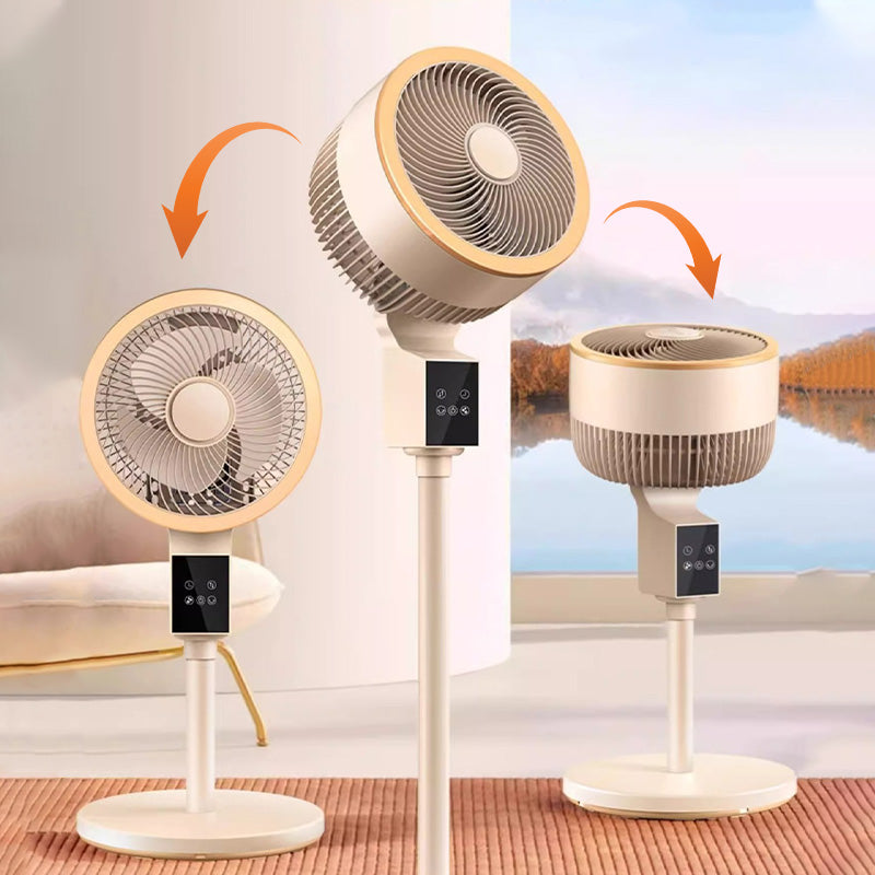 🎁Multi-function Remote Control Smart Fan（Prevent your child from catching a cold by blowing the air conditioner, this fan will help you out）