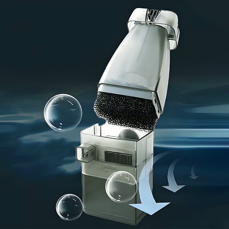 🐟Aquarium surface skimmer：✨no more oil film/biofilm/protein