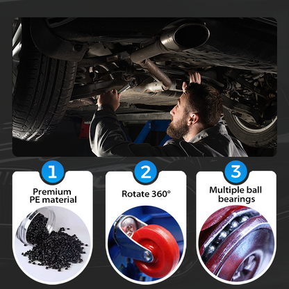 5-Wheel Rolling Car Repair Kneeling Cushion