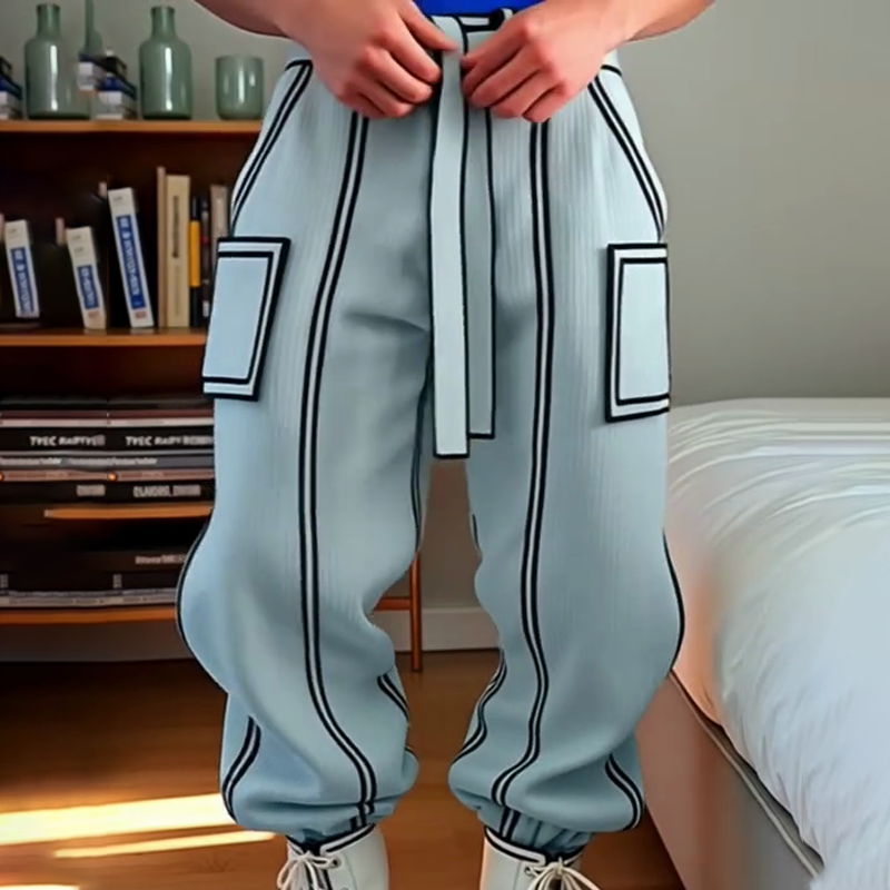 🔥Last Day Sale 50% OFF🔥Men's Contrast Stitching Trousers