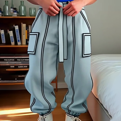 🔥Last Day Sale 50% OFF🔥Men's Contrast Stitching Trousers
