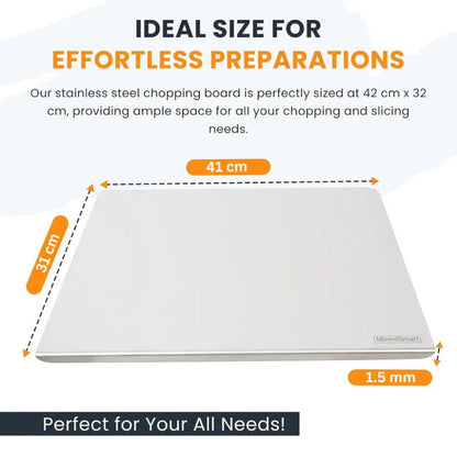 Stainless Steel Countertop Chopping Board