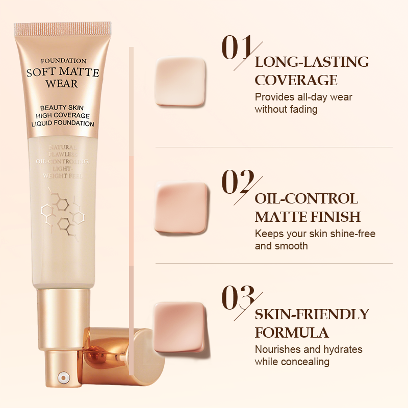 Long-Lasting Matte Concealer Foundation
