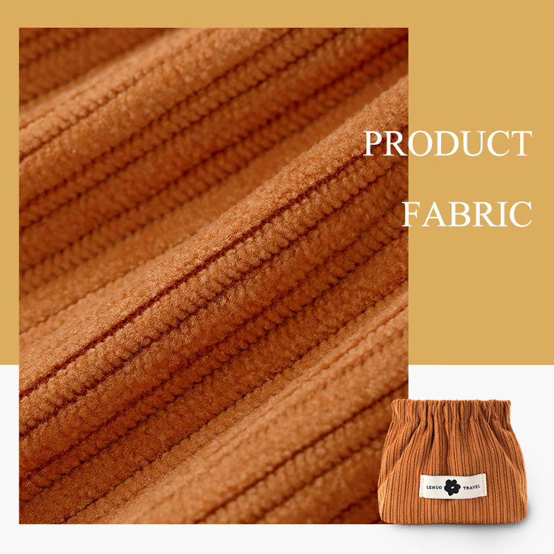 Ideal Gift - Mini Corduroy Elastic Storage Bag