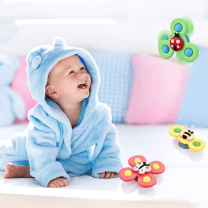 🔥Hot sale 60% OFF🔥Suction Cup baby Spinner Toys
