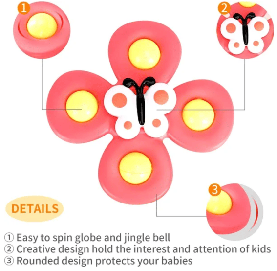 🔥Hot sale 60% OFF🔥Suction Cup baby Spinner Toys