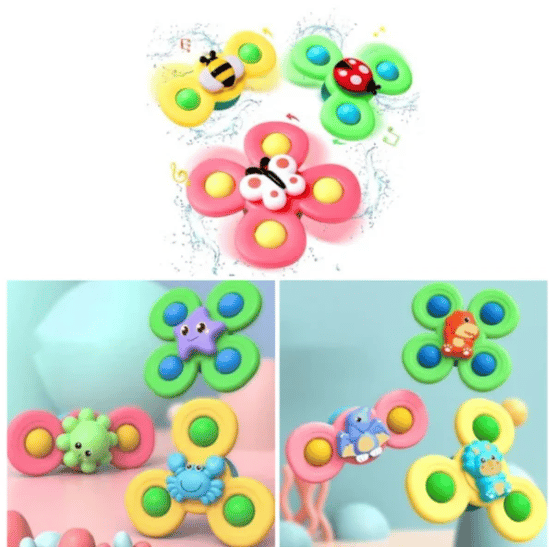 🔥Hot sale 60% OFF🔥Suction Cup baby Spinner Toys