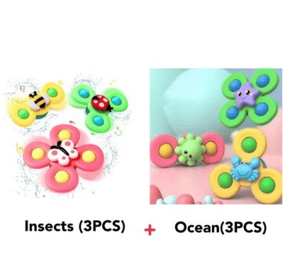 🔥Hot sale 60% OFF🔥Suction Cup baby Spinner Toys