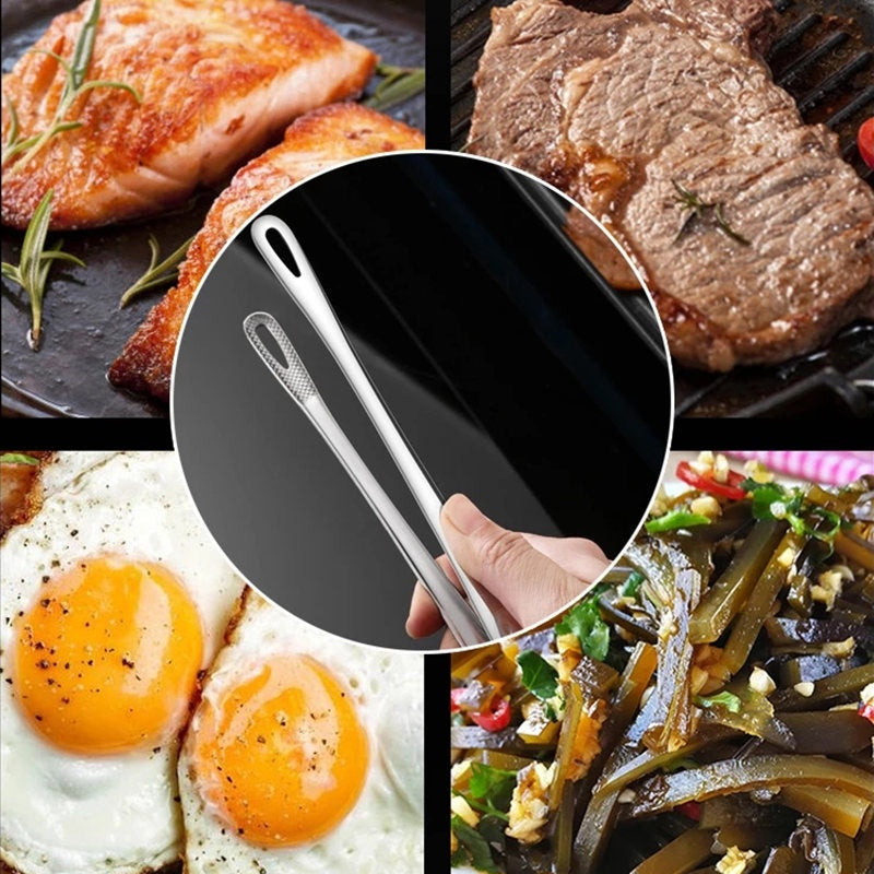 28cm Super Long Stainless Steel Grill Tongs