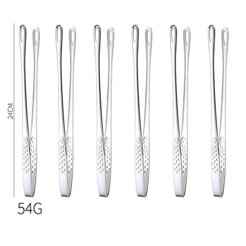 28cm Super Long Stainless Steel Grill Tongs