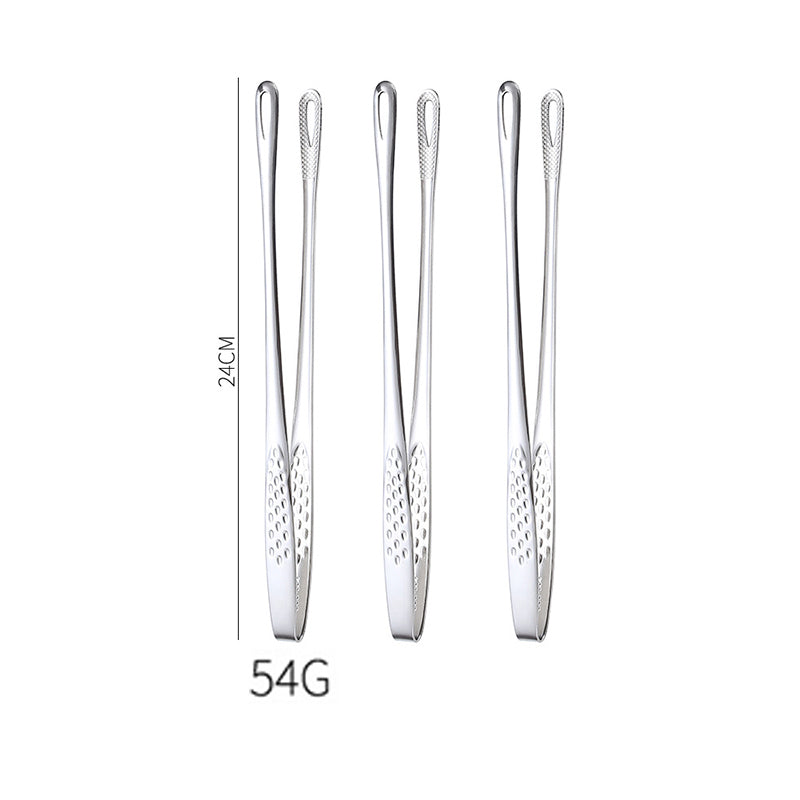 28cm Super Long Stainless Steel Grill Tongs