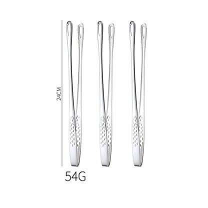 28cm Super Long Stainless Steel Grill Tongs