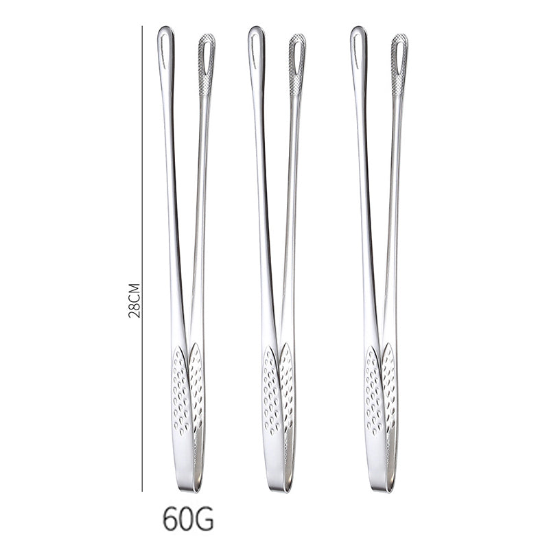 28cm Super Long Stainless Steel Grill Tongs