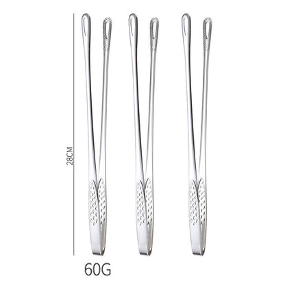 28cm Super Long Stainless Steel Grill Tongs