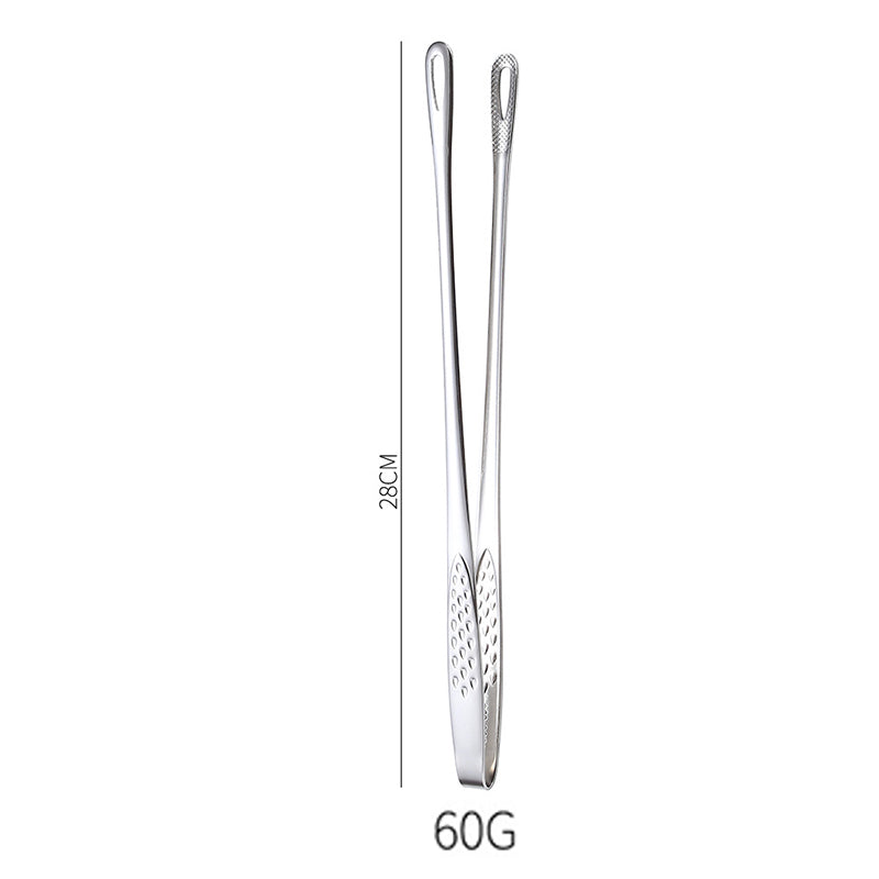 28cm Super Long Stainless Steel Grill Tongs