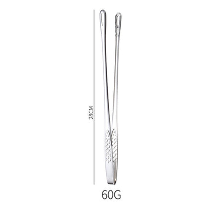28cm Super Long Stainless Steel Grill Tongs