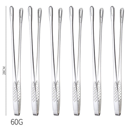 28cm Super Long Stainless Steel Grill Tongs