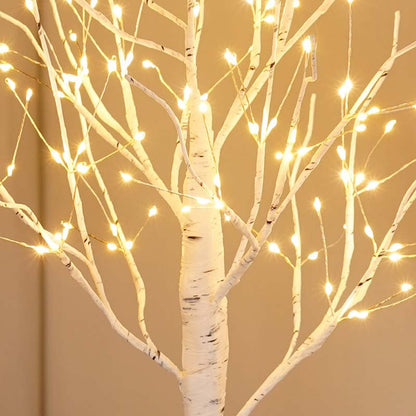 Birch Tree LED Lamp for Indoor Decor