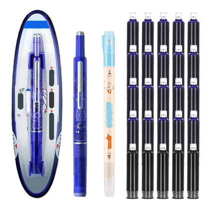 Quick-Dry Retractable Fountain Pen