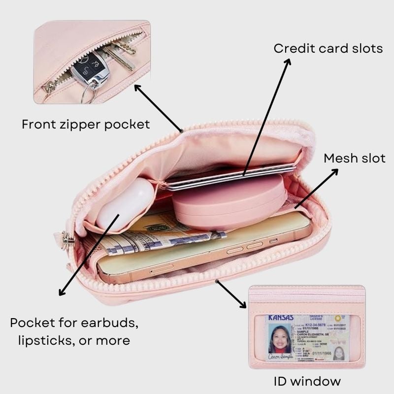 ❤️This Week's Special Price ￡12.99 | Puffer Wristlet Wallet Fits Phone💜