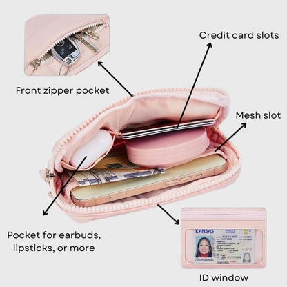❤️This Week's Special Price ￡12.99 | Puffer Wristlet Wallet Fits Phone💜