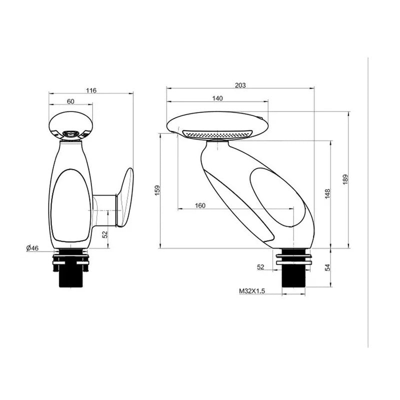 360° Rotating Pull-Out Washbasin Faucet With 4 Water Flow Modes & LED Light