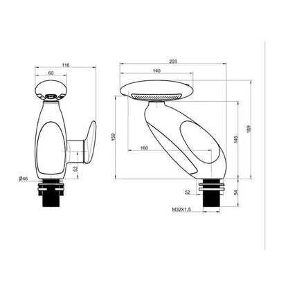 360° Rotating Pull-Out Washbasin Faucet With 4 Water Flow Modes & LED Light