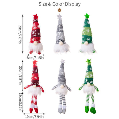 Mega Sale 60% OFF🥳 Faceless Christmas Gnome Doll Lights Hanging Ornament