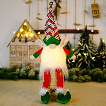Mega Sale 60% OFF🥳 Faceless Christmas Gnome Doll Lights Hanging Ornament
