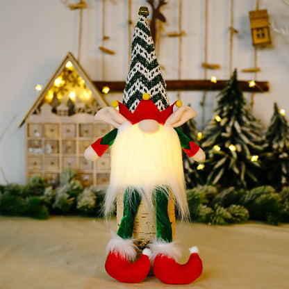 Mega Sale 60% OFF🥳 Faceless Christmas Gnome Doll Lights Hanging Ornament