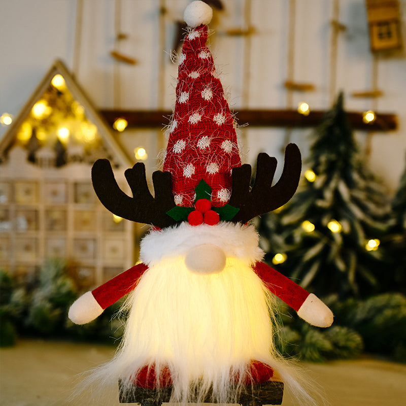 Mega Sale 60% OFF🥳 Faceless Christmas Gnome Doll Lights Hanging Ornament