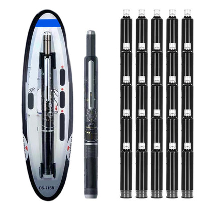Quick-Dry Retractable Fountain Pen